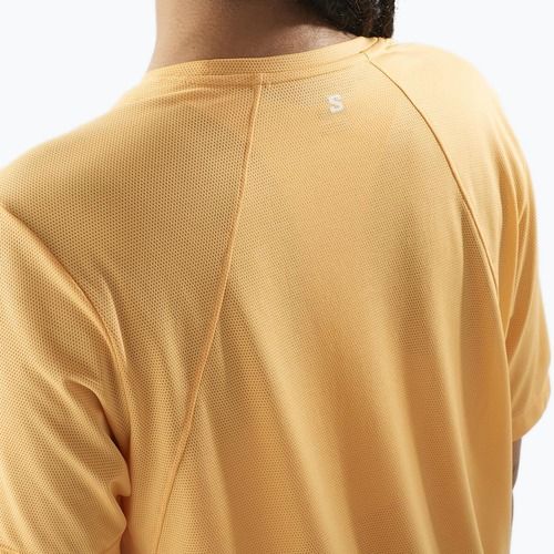 Women's running T-shirt Salomon SHAKEout Core apricot