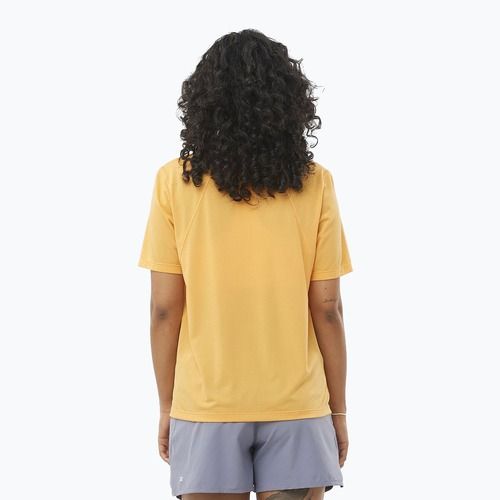 Women's running T-shirt Salomon SHAKEout Core apricot
