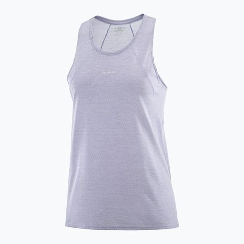 Women's running tank top Salomon SHAKEout Air Tank cosmic sky