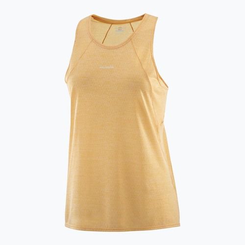 Women's running tank top Salomon SHAKEout Air Tank warm apricot