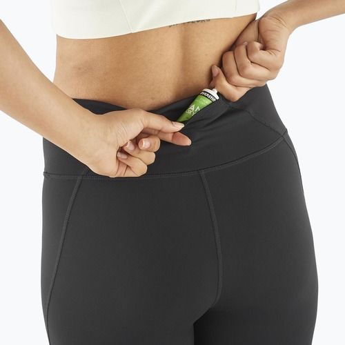 Women's running leggings Salomon SHAKEout Bliss 25" deep black