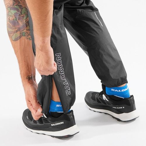 Running trousers Salomon Bonatti Waterproof deep black