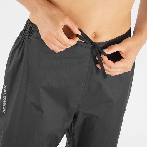Running trousers Salomon Bonatti Waterproof deep black