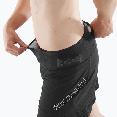 Men's running shorts Salomon Sense 2IN1 deep black
