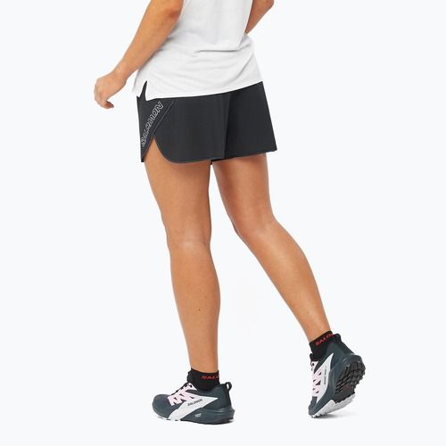 Women's running shorts Salomon Sense Aero 5'' deep black / peris