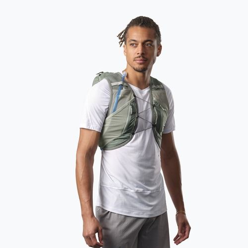 Salomon Active Skin 12 Reservoir running waistcoat laurel wreath/lily pad