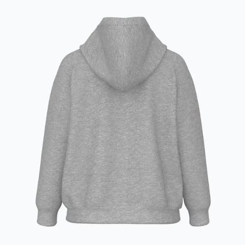 Women's sweatshirt New Balance Fleece Logo Full Zip athletic grey