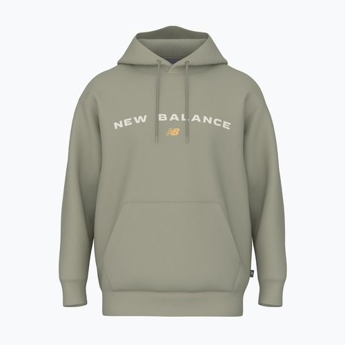 Men's New Balance Reimagine Fleece Hraphic Hoody olivine sweatshirt