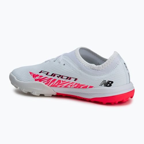 Children's football boots New Balance Furon Team V8 Jr TF white
