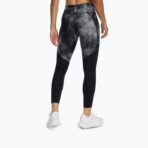 Women's running leggings Under Armour Launch Printed Ankle black/reflective