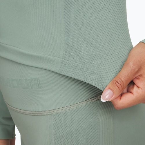 Women's training longsleeve Under Armour Train Seamless silica green/white
