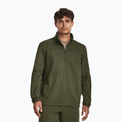 Men's sweatshirt Under Armour Tactical Rival Job Fleece 1/4 Zip marine from green