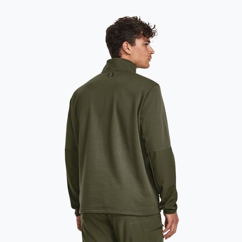 Men's sweatshirt Under Armour Tactical Rival Job Fleece 1/4 Zip marine from green