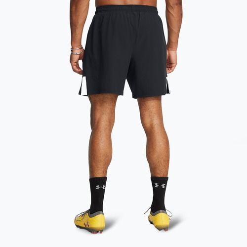 Men's football shorts Under Armour Challenger Pro Woven black / white