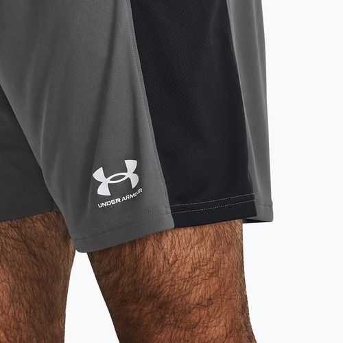 Men's football shorts Under Armour Challenger castlerock / white
