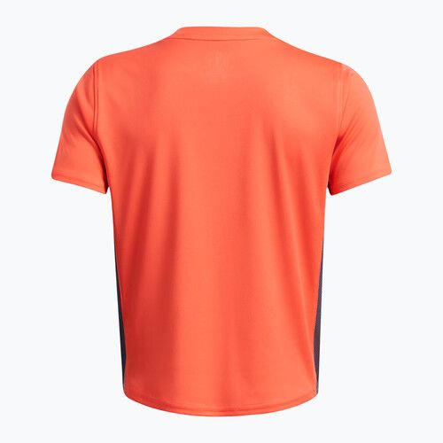 Children's football T-shirt Under Armour Challenger Train fire/downpour gray/white