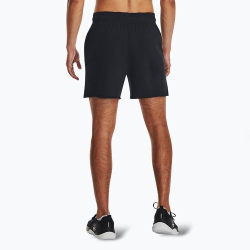 Men's shorts Under Armour Rival Terry 6in black/onyx white