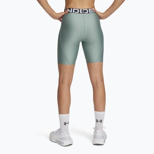 Women's shorts Under Armour HG Authentics 8in silica green / white