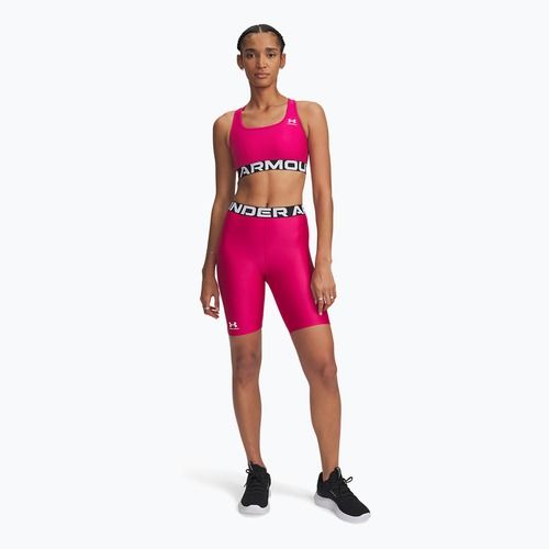 Women's shorts Under Armour HG Authentics 8in shaded fuchsia / white