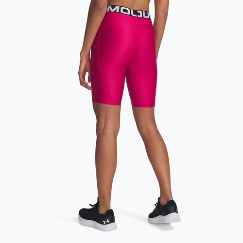 Women's shorts Under Armour HG Authentics 8in shaded fuchsia / white