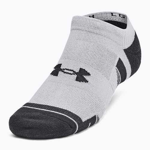 Under Armour Performance Tech Crew 6 pairs mod gray/mod gray/jet gray socks