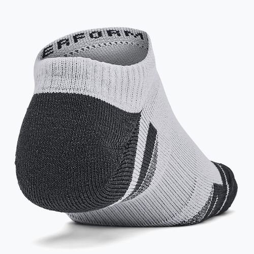 Under Armour Performance Tech Crew 6 pairs mod gray/mod gray/jet gray socks