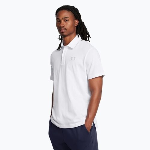 Men's polo shirt Under Armour Icon Polo white/white