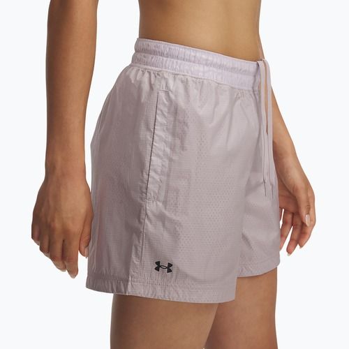 Women's shorts Under Armour Rival Woven gray dawn/black
