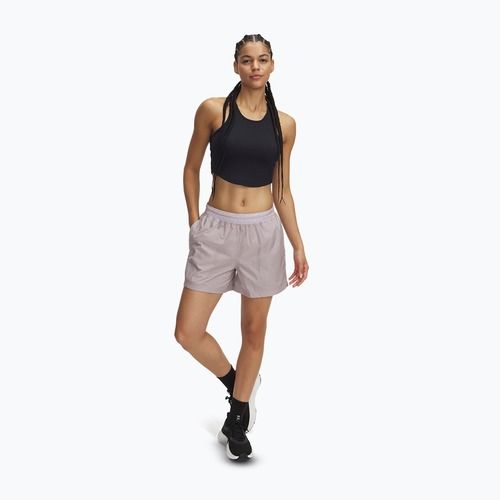 Women's shorts Under Armour Rival Woven gray dawn/black
