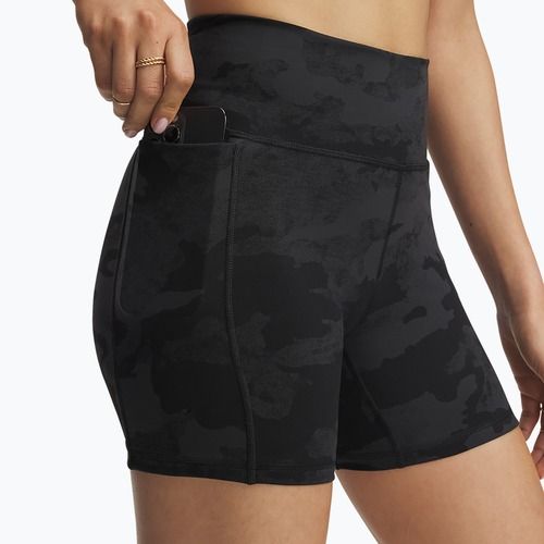 Women's training shorts Under Armour Project Rock Middy black / black