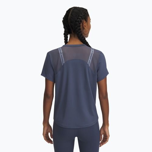 Women's training top Under Armour Vanish Elite Vent downpour gray/iridescent