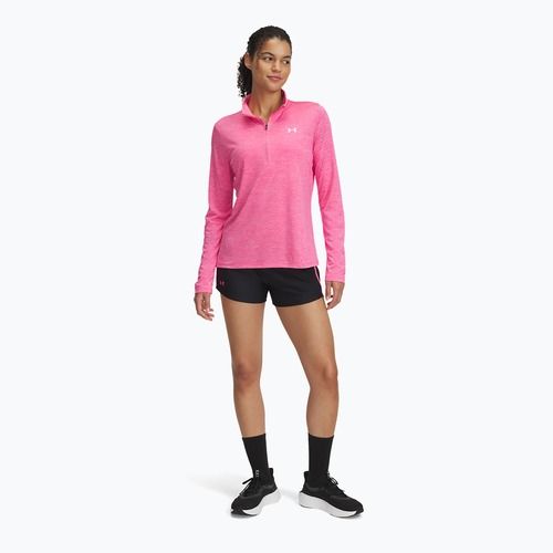 Women's shorts Under Armour Tech Play Up black/super pink