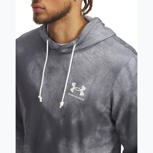Men's sweatshirt Under Armour Rival Terry Printed castlerock/onyx white
