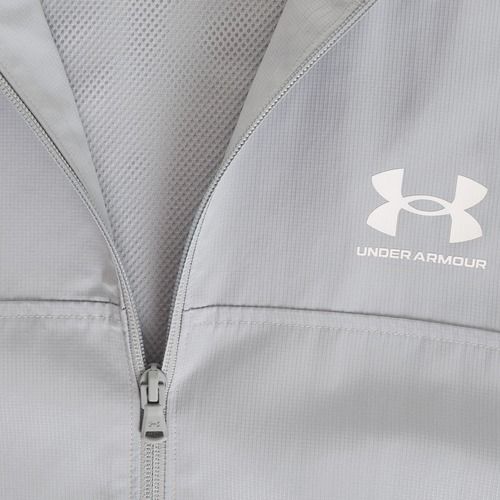 Men's jacket Under Armour Rival Woven Windbreaker mod gray/mod gray/white