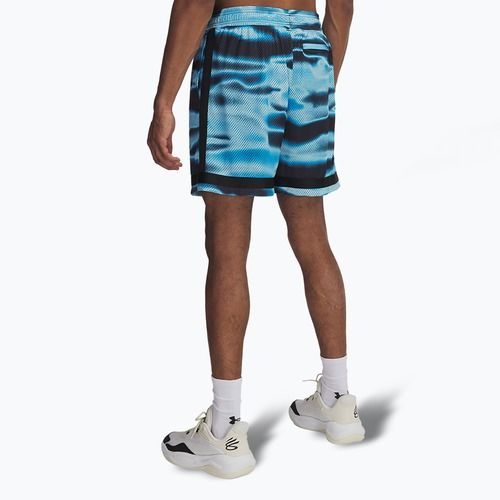 Men's basketball shorts Under Armour Curry Statement II midnight navy / stream