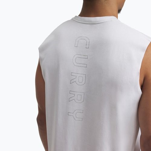 Men's basketball T-shirt Under Armour Curry Tee white/black