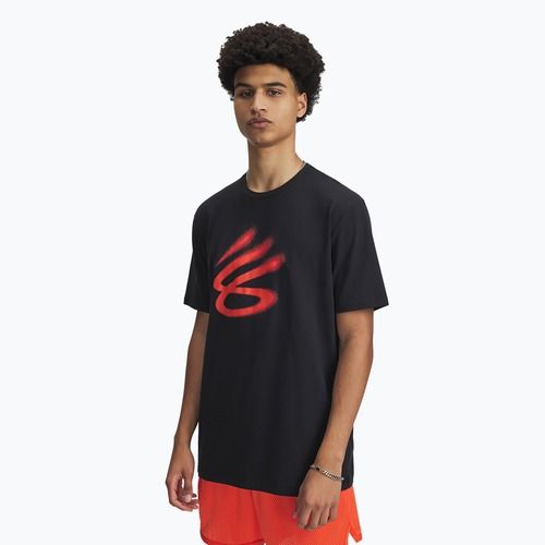 Basketball T-shirt Under Armour Curry Playable 1 Tee black/fire