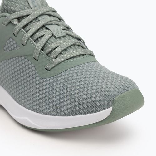 Women's training shoes Under Armour Charged Aurora 2+ silica green/white/metallic silica
