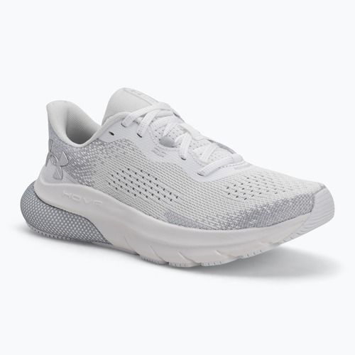 Women's running shoes Under Armour Hovr Turbulence 2 white/white/metallic silver