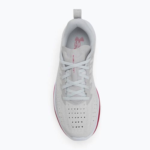 Women's running shoes Under Armour Velociti 4 SE halo gray/mod gray/shaded fuchsia