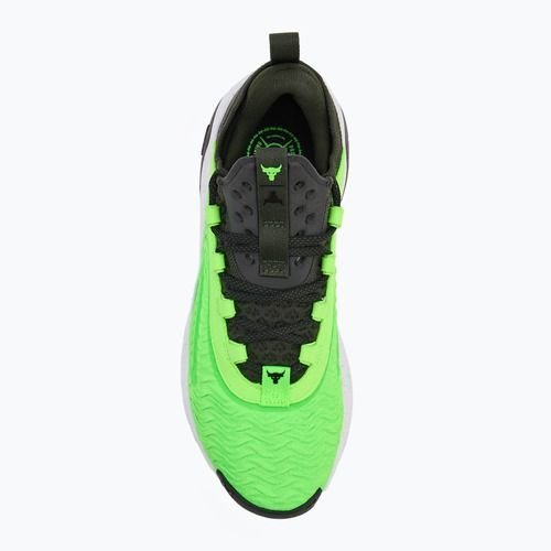 Under Armour Project Rock 7 men's training shoes baroque green/hyper green/black