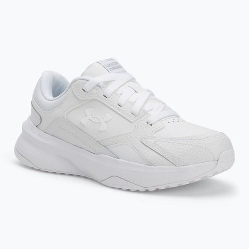 Women's training shoes Under Armour Edge Leather white/white/white