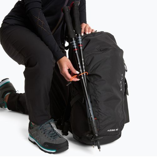KADVA Fleiro 30 l black hiking backpack