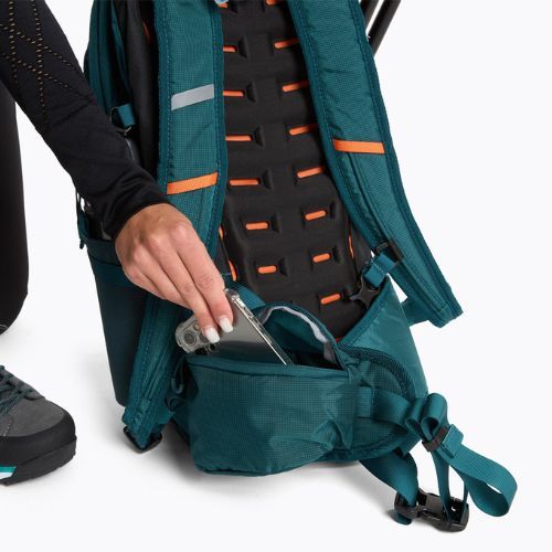 Hiking backpack KADVA Fleiro 30 l dark sea-green