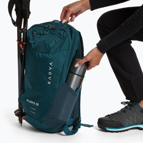 Tourist backpack KADVA Fleris 15 l dark teal