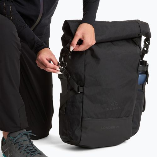 KADVA Londer 25 l black hiking backpack