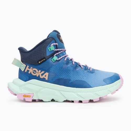HOKA Trail Code GTX hiking boots foggy night/aqua breeze