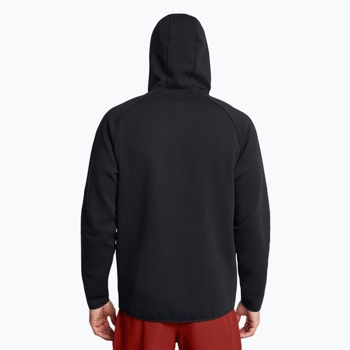 Men's sweatshirt Under Armour Unstoppable Fleece Full Zip HD black/black