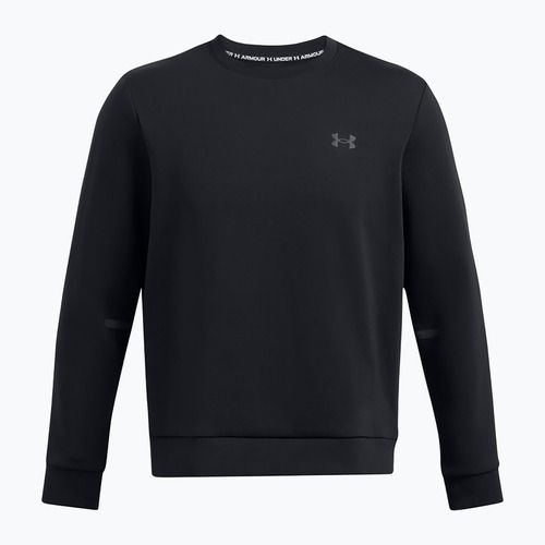 Men's sweatshirt Under Armour Unstoppable Fleece Crew black/black
