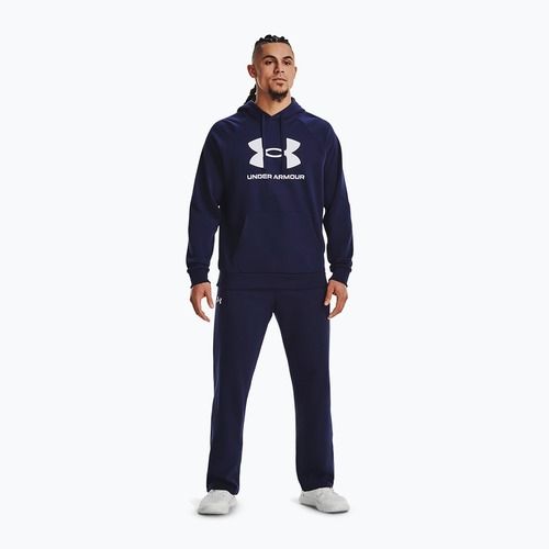 Men's sweatshirt Under Armour Rival Fleece Logo HD midnight navy/white